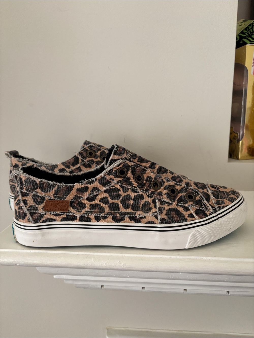 Blowfish Leopard Print Slip-On Canvas Sneaker - Women's Casual Shoe